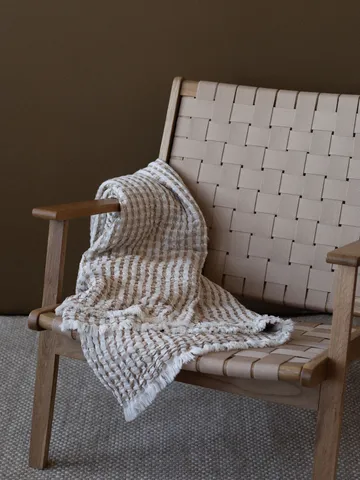 Gilbert pläd 140x200 cm - Beige - Tell Me More