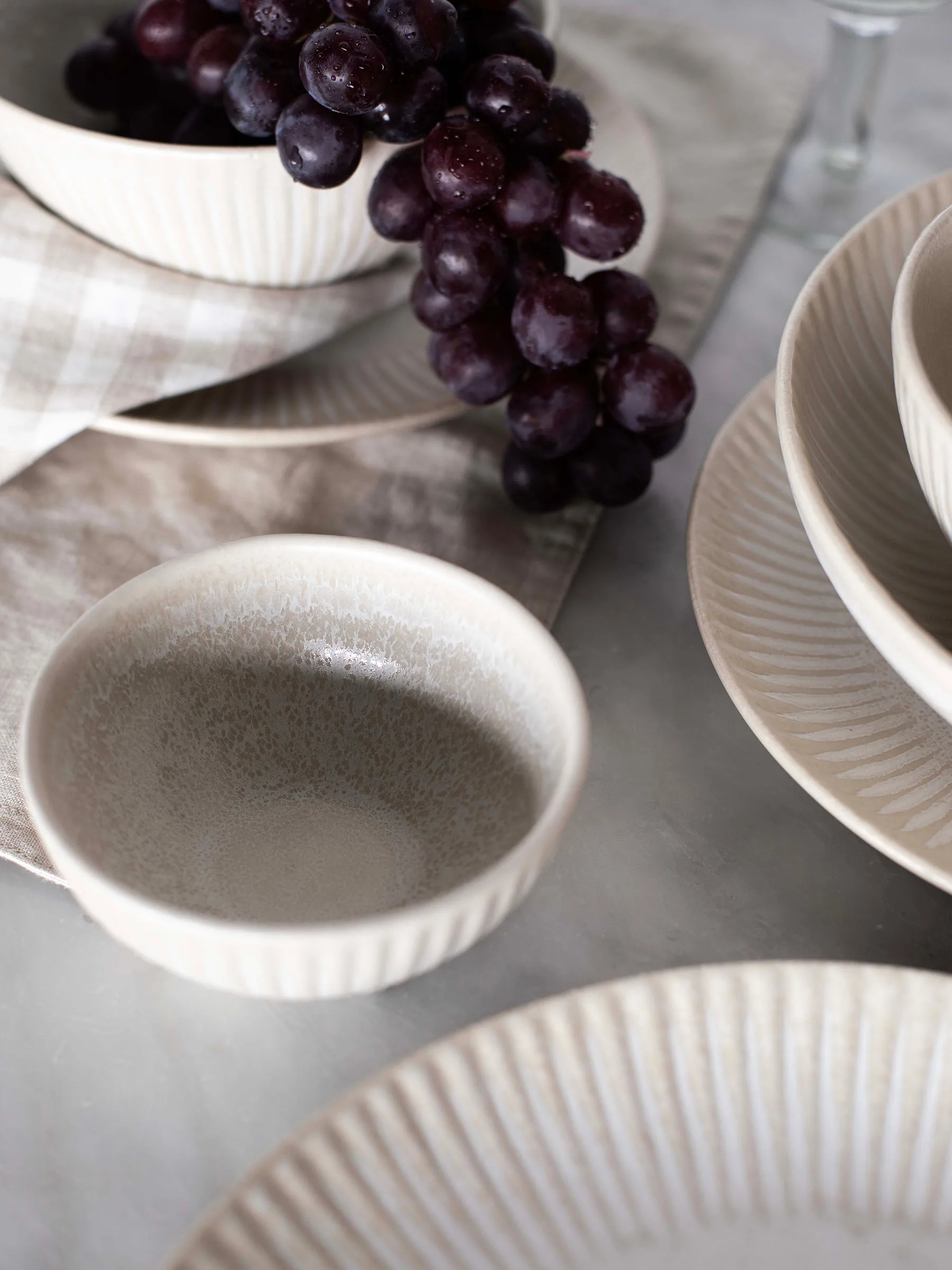 Granada skål mini Ø11 cm, Cremevit-beige Tell Me More