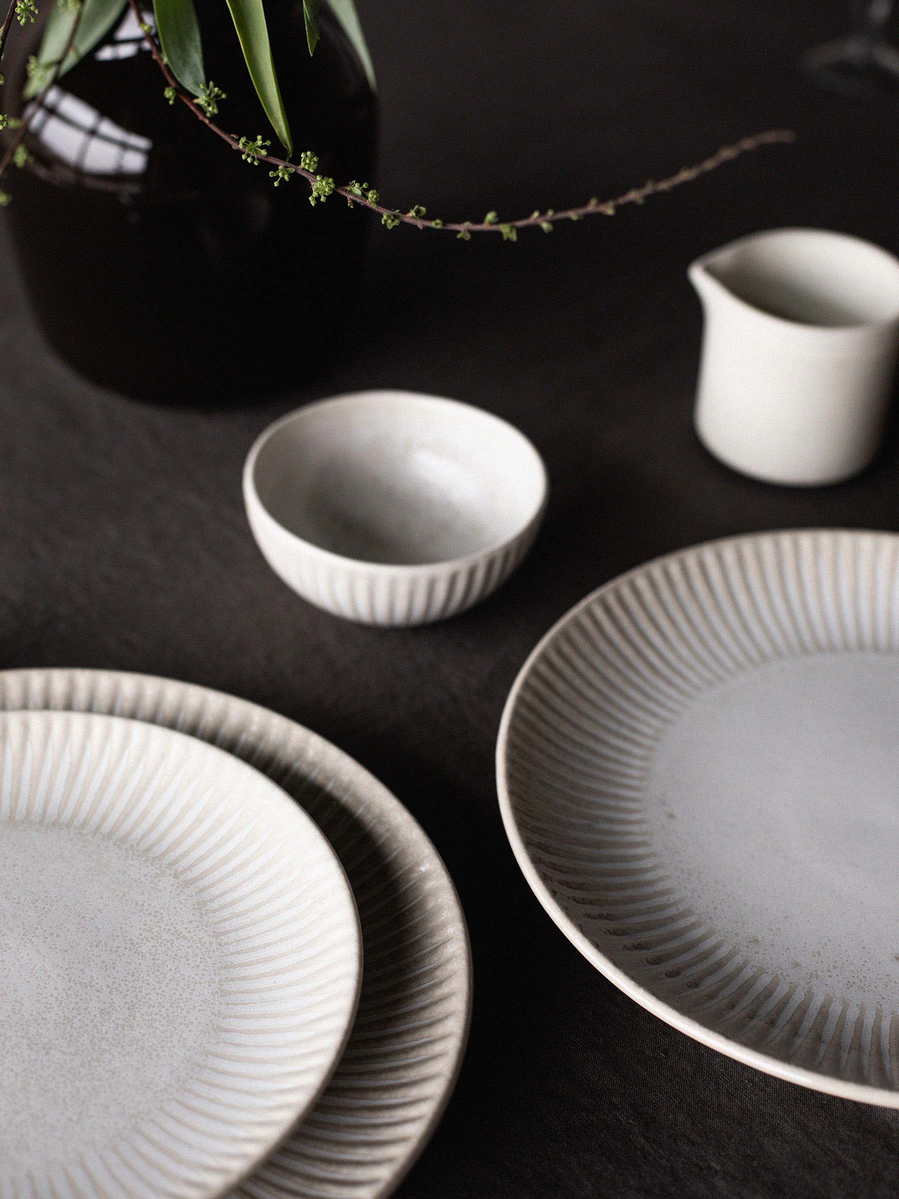 Granada tallrik Ø22 cm, Cremevit-beige Tell Me More