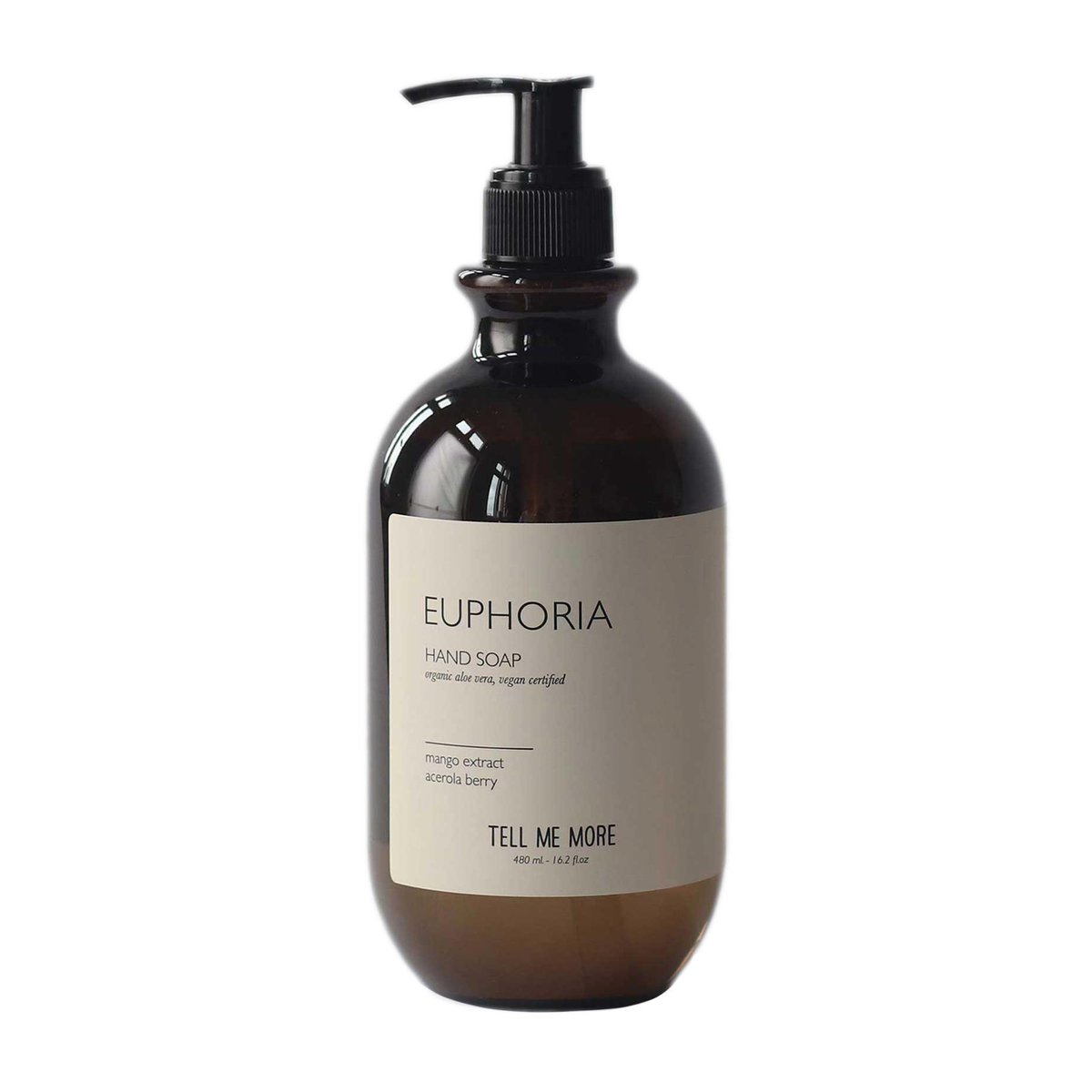 Tell Me More Handtvål 480 ml Euphoria | Skandinavisk Design | Tvålar & Handkräm | Brun