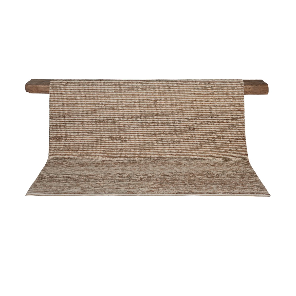 Tell Me More Hemp wool matta 200x300 cm Stripe | Skandinavisk Design | Lugg- & Ryamattor | Vit