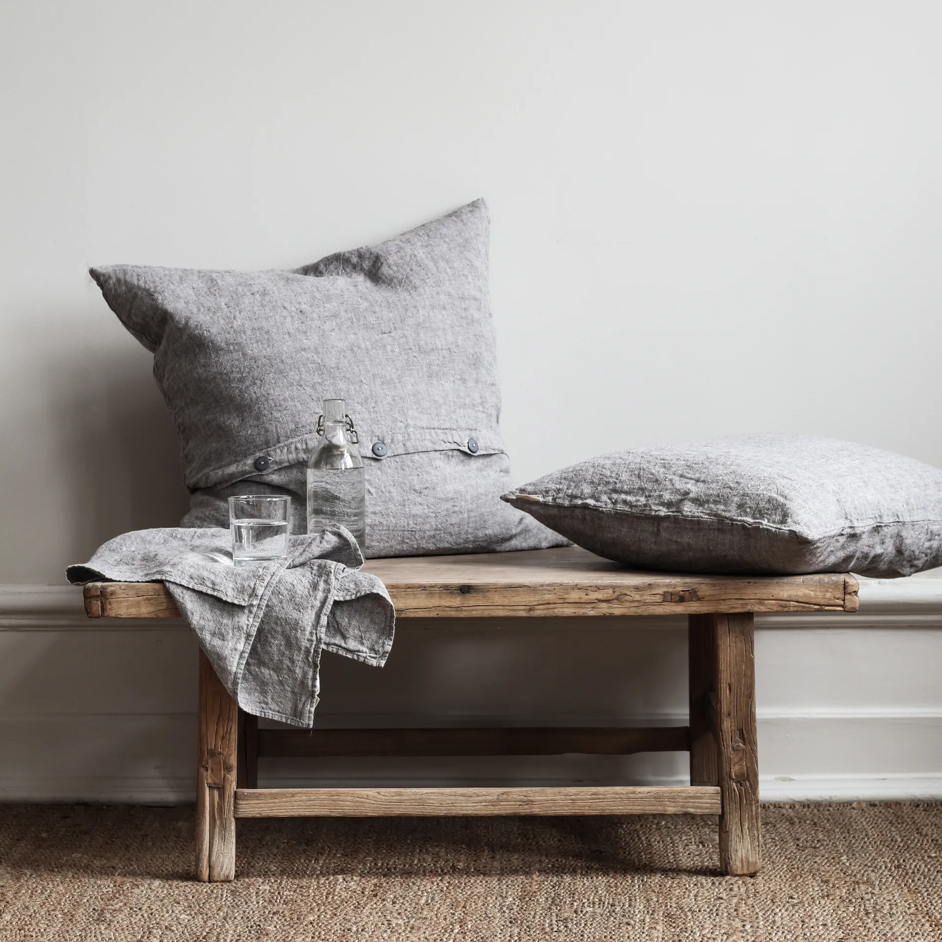 Julian kuddfodral 50x50 cm, Grå-melerad Tell Me More