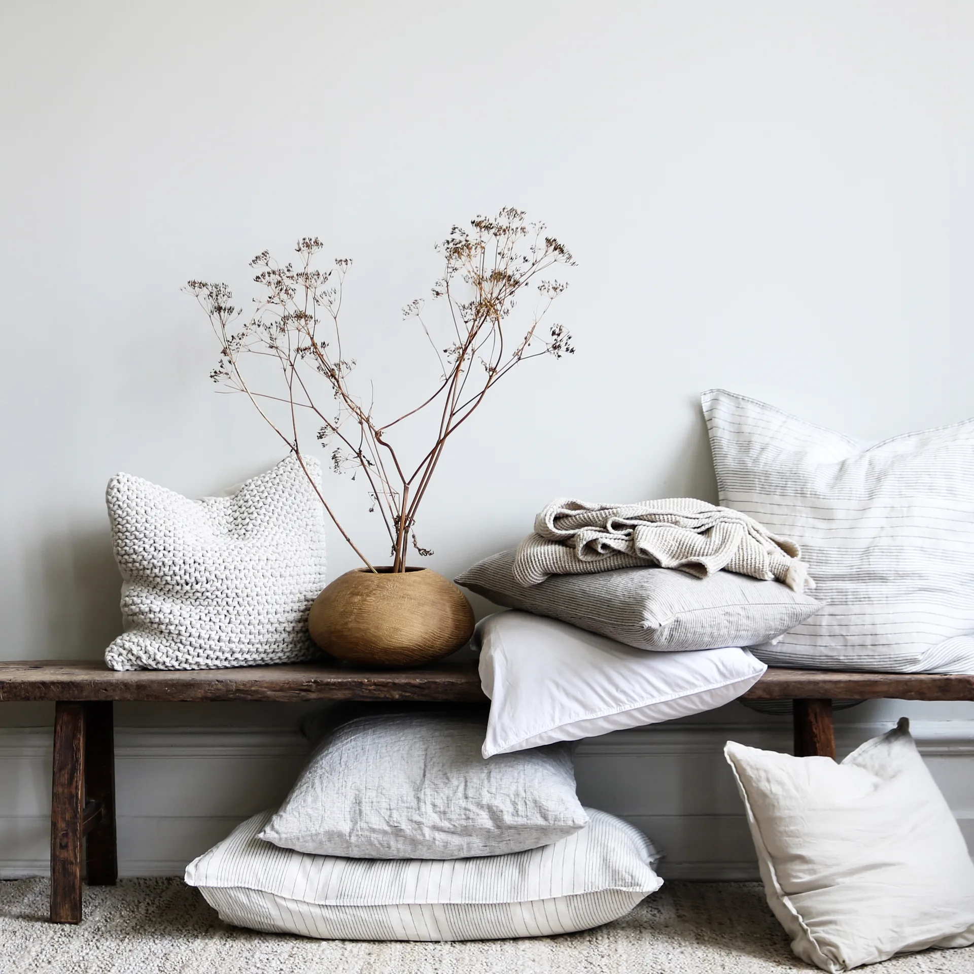 Klint kuddfodral 40x60 cm, Beige-svart Tell Me More