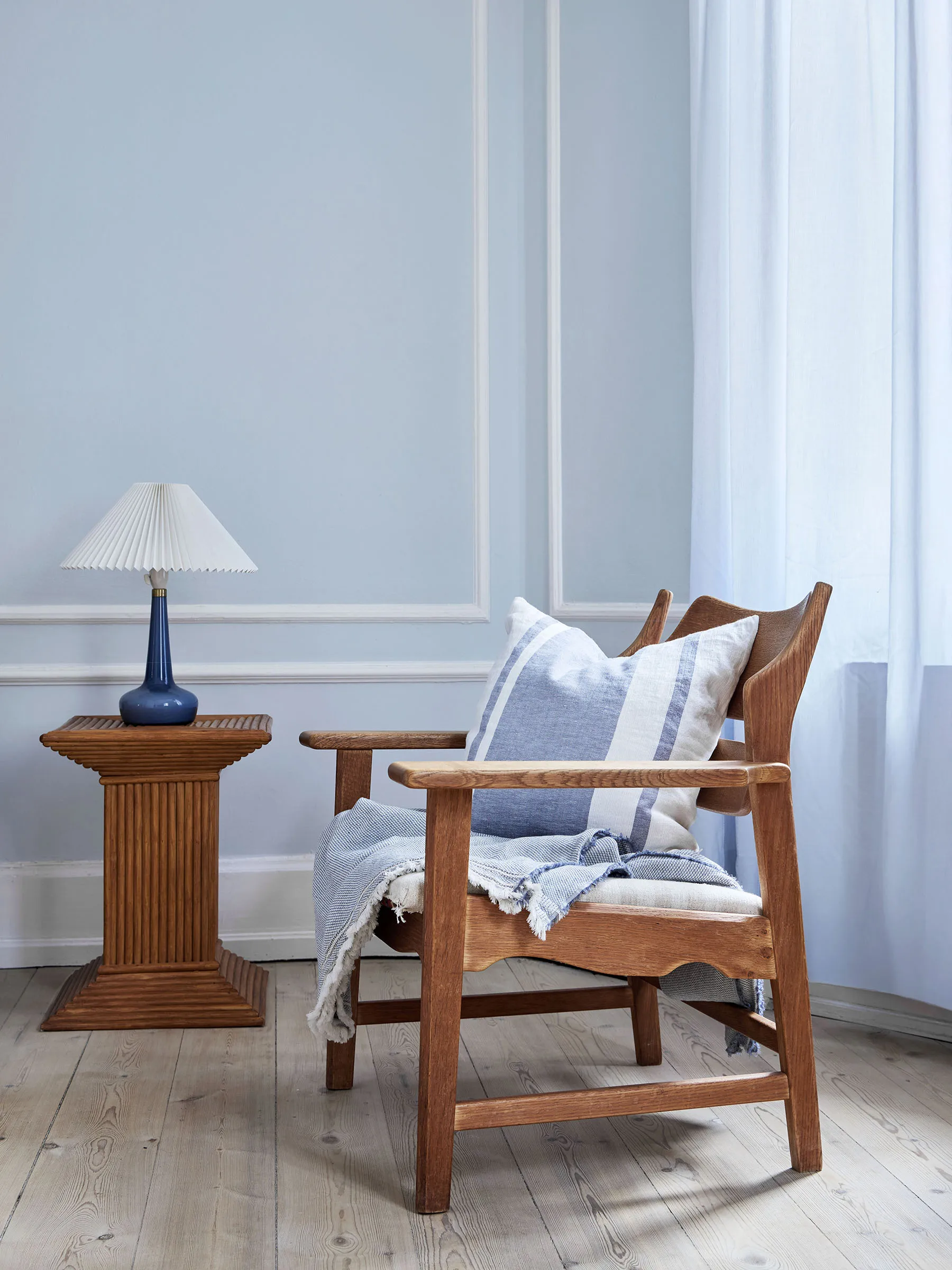 Leonie pläd, Blue, 135x200 cm Tell Me More