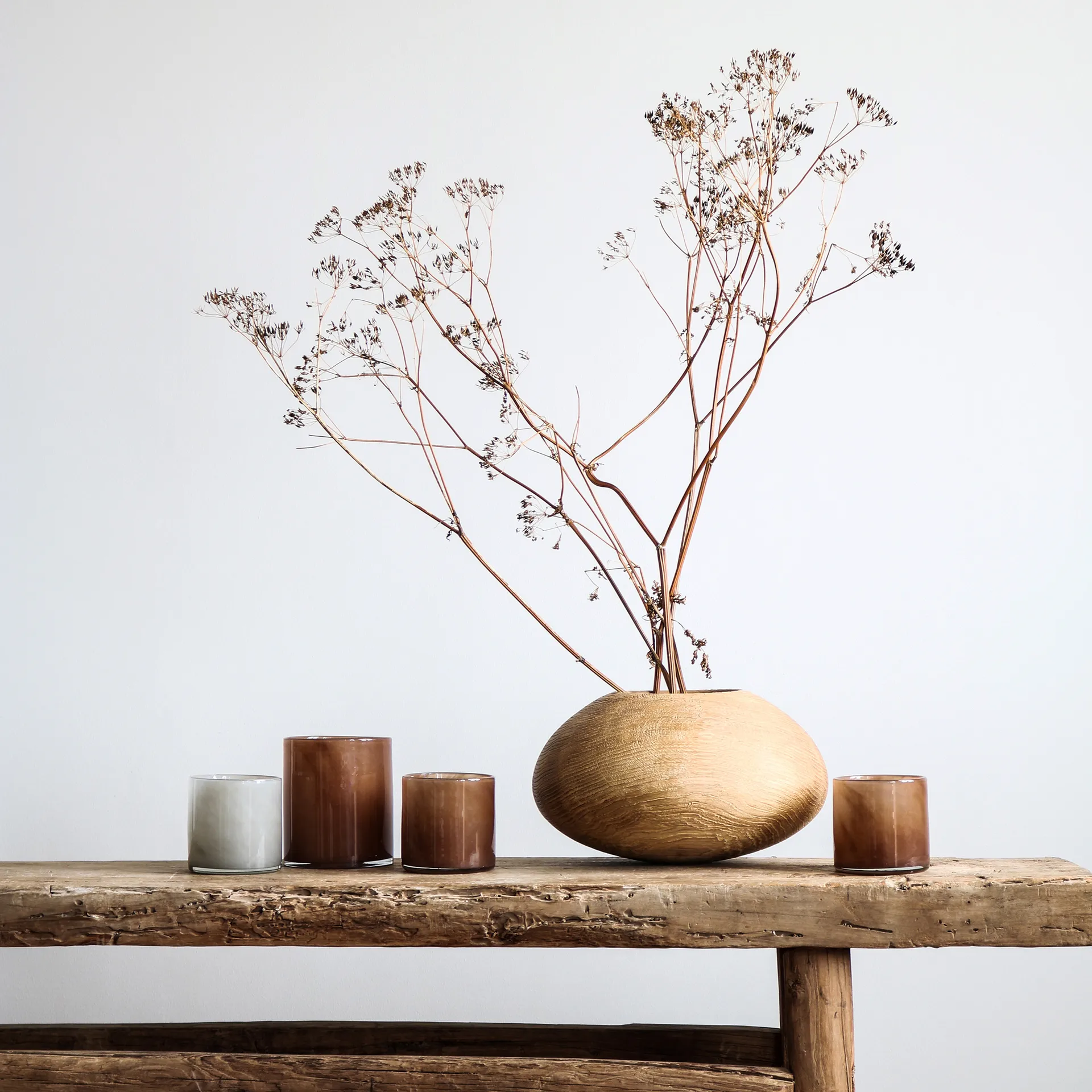 Lyric ljuslykta S, Brun Tell Me More