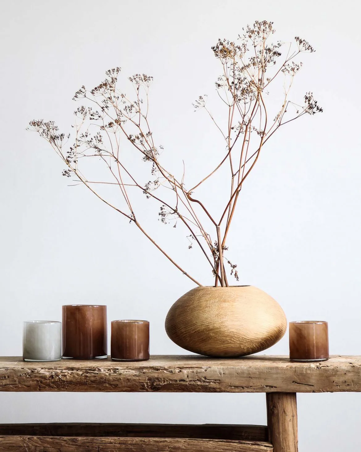 Lyric ljuslykta XS, Brun Tell Me More