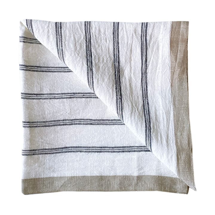 Maya linneservett 50x50 cm - Navy Stripe - Tell Me More