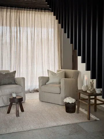 Nelson ullmatta - Beige-Offwhite, 200x300 cm - Tell Me More