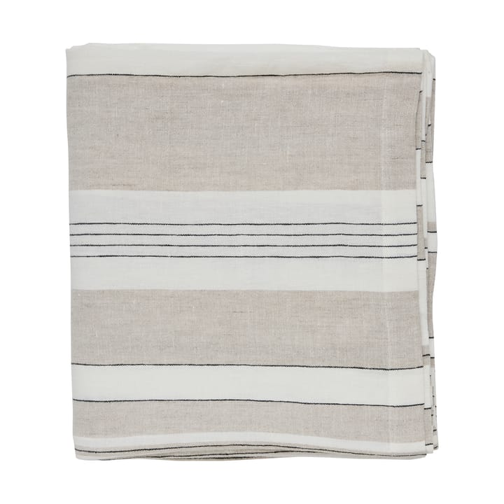 Noah bordsduk - Beige stripe, 145x270 cm - Tell Me More