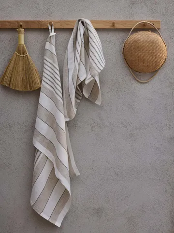 Noah kökshandduk 50x70 cm - Beige stripe - Tell Me More