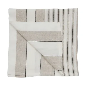 Noah linneservett 50x50 cm - Beige stripe - Tell Me More