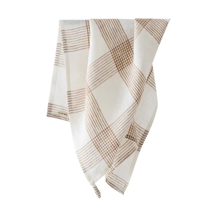 Odette kökshandduk - Brown, 50x70 cm - Tell Me More