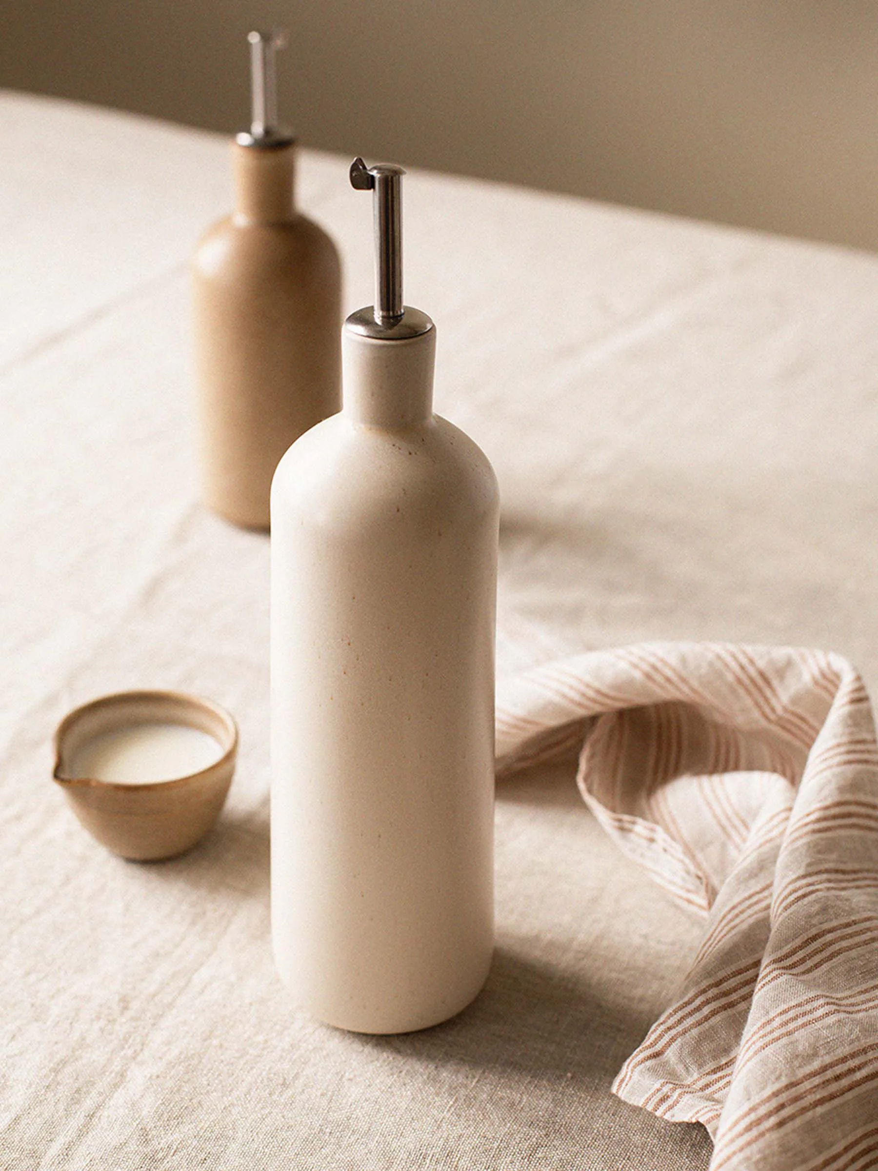 Palermo flaska för olja- & vinäger, Offwhite, medium 70 cl Tell Me More