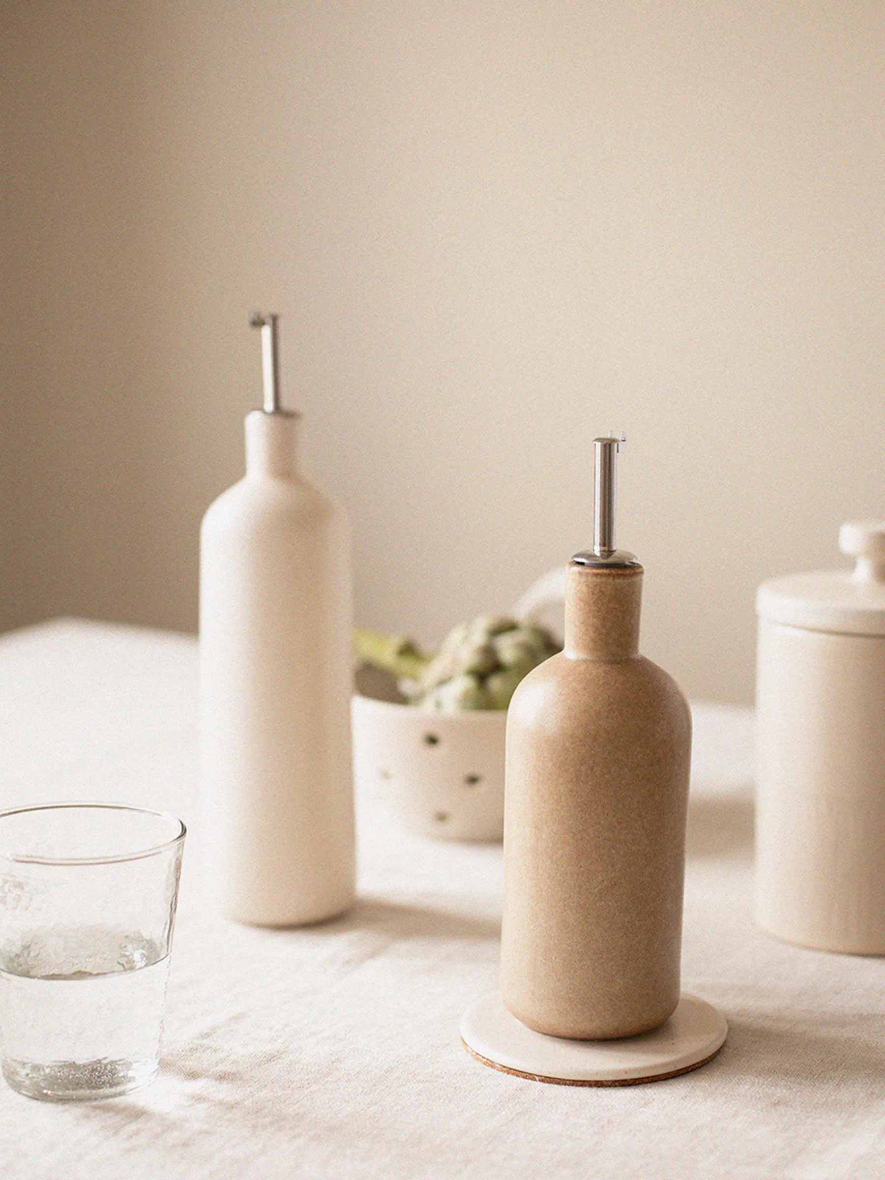 Palermo flaska för olja- & vinäger, Offwhite, medium 70 cl Tell Me More