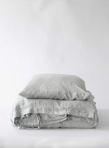 Påslakan linne 150x200 cm - Grey/white - Tell Me More
