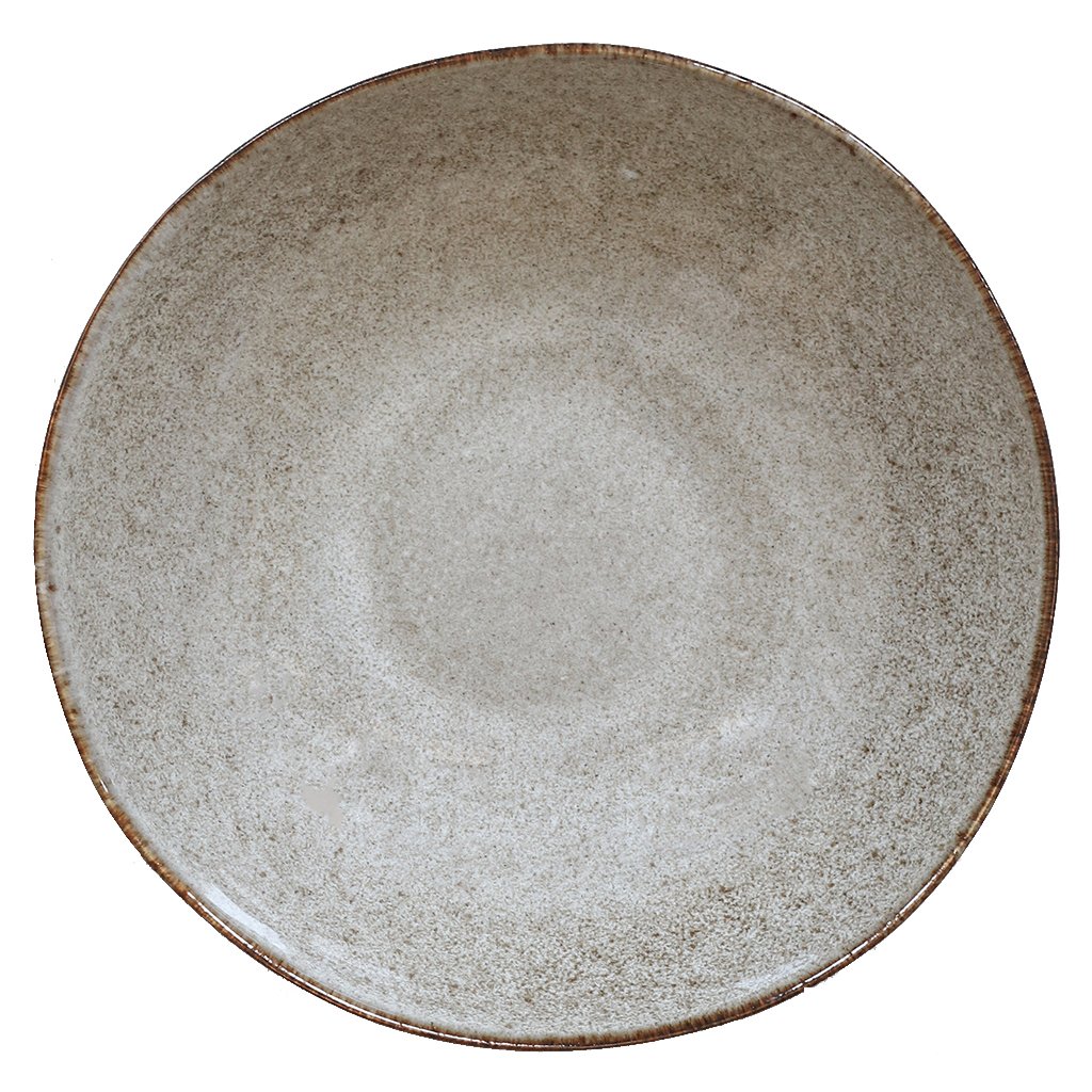 Tell Me More Taranto sopptallrik 22 cm Sand | Skandinavisk Design | Djupa tallrikar | Grå