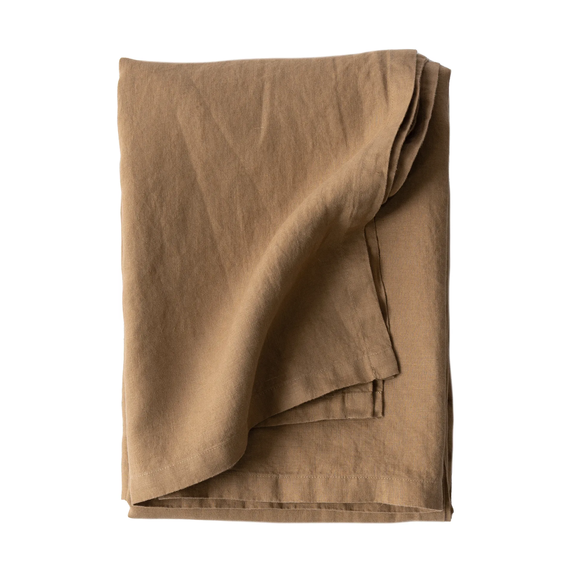 Tell Me More linneduk 145x270 cm, Hazelnut Tell Me More