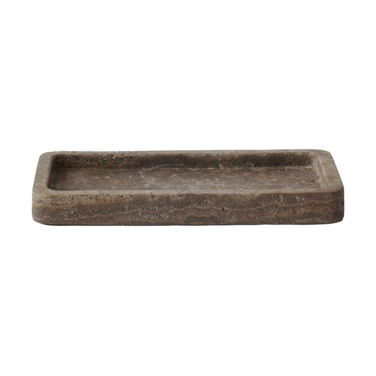 Tell Me More Travertine dekorationsbricka 13x25 cm Brun