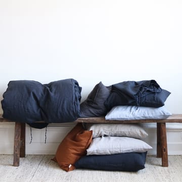 Washed linen kuddfodral 50x50 cm - Amber (brun) - Tell Me More