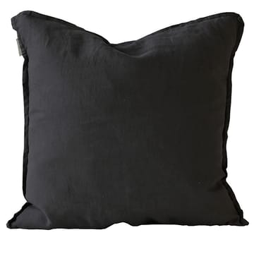 Washed linen kuddfodral 50x50 cm - Carbon (svart) - Tell Me More
