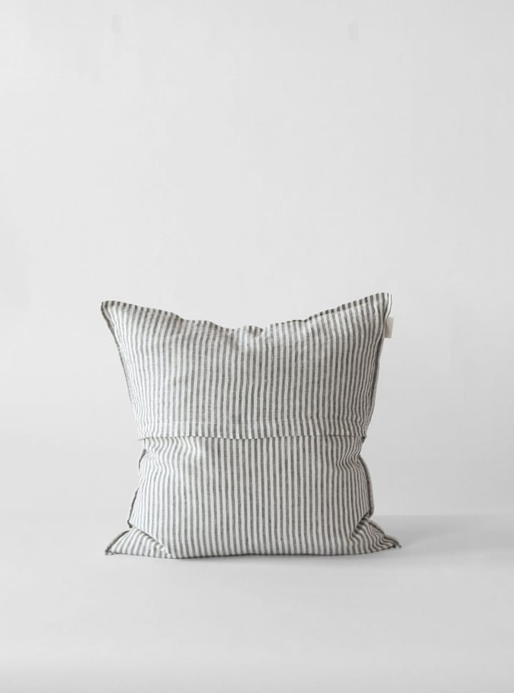 Washed linen kuddfodral 50x50 cm - Grey-white - Tell Me More