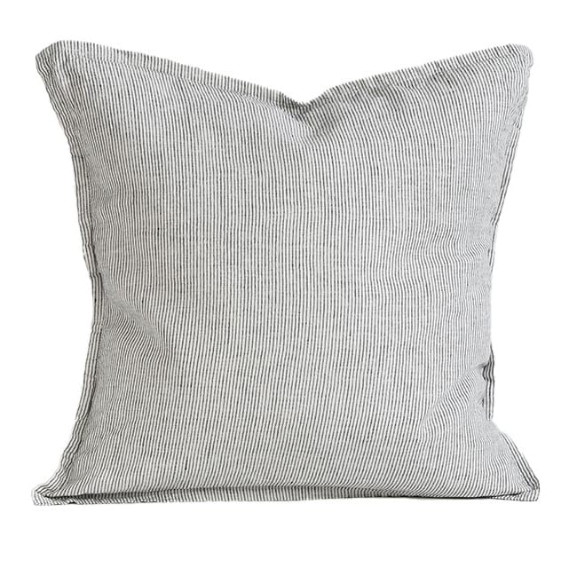 Washed linen kuddfodral 50x50 cm - Pinstripe - Tell Me More