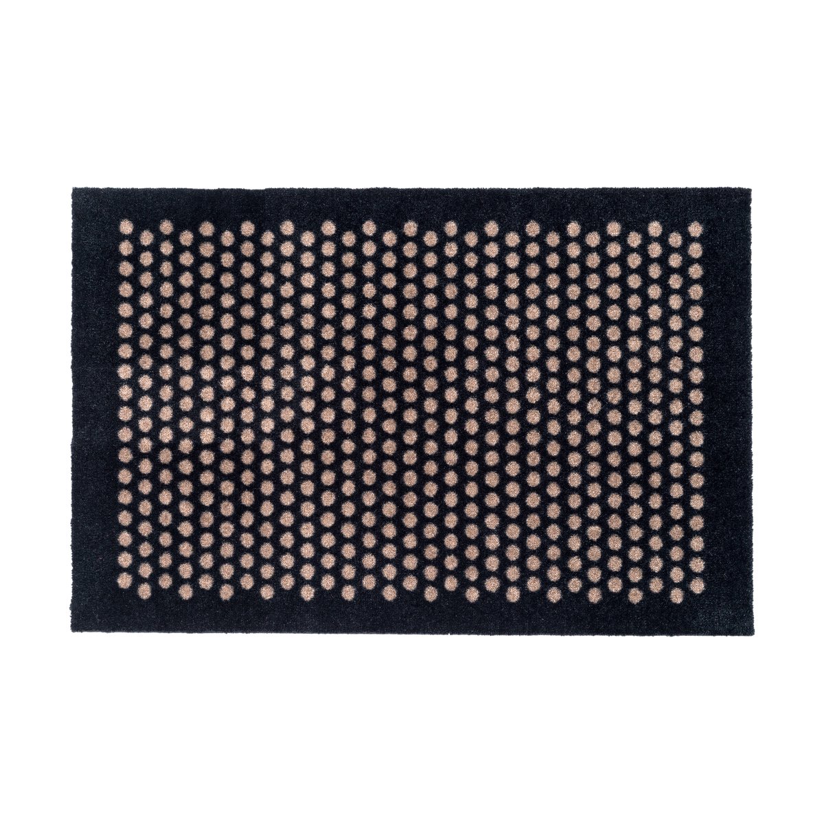tica copenhagen Dot dörrmatta Black-sand, 60x90 cm | Skandinavisk Design | Dörrmattor | Svart