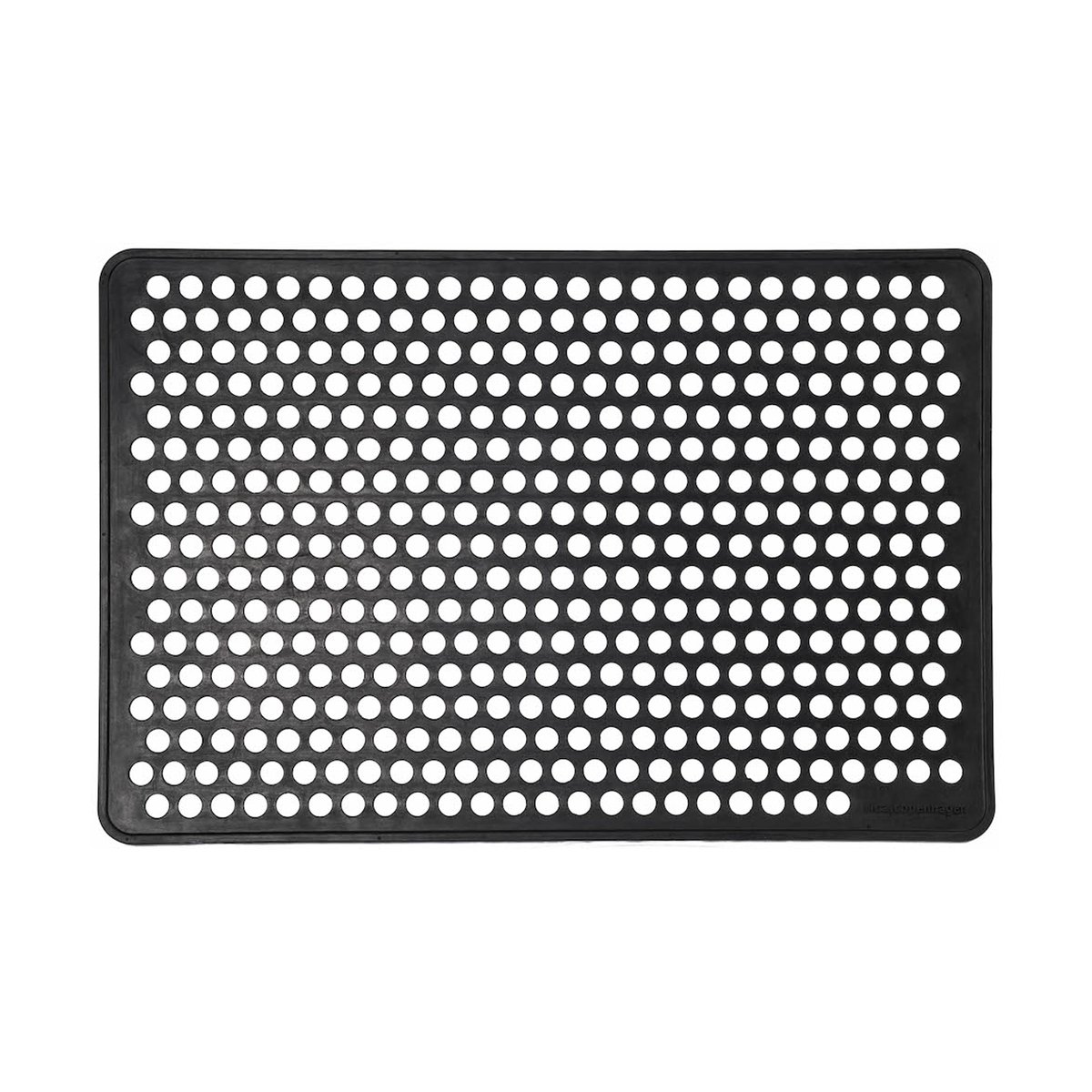 tica copenhagen Dot dörrmatta gummi 60x90 cm | Skandinavisk Design | Dörrmattor | Svart