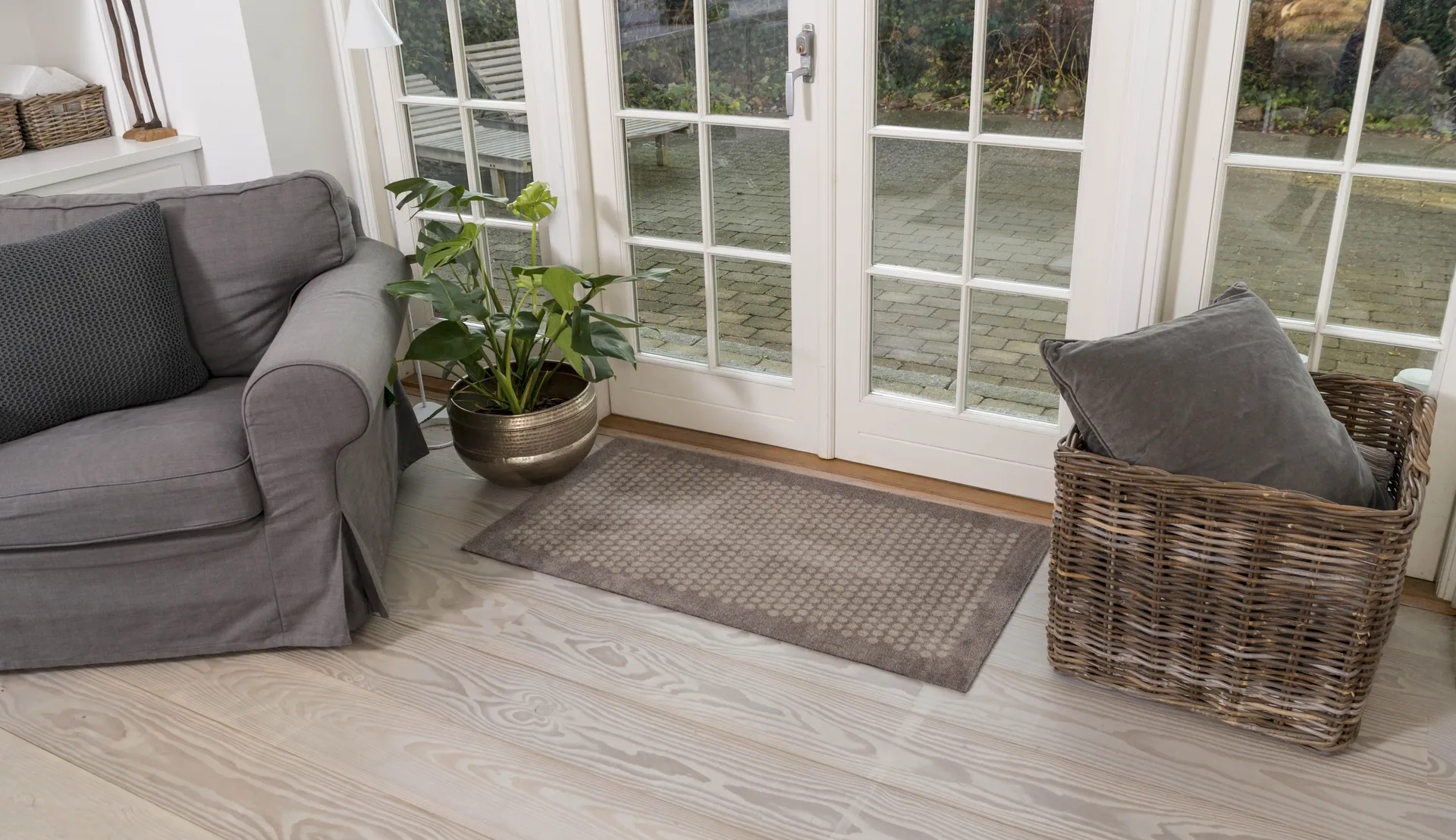 Dot dörrmatta, Sand, 60x90 cm tica copenhagen