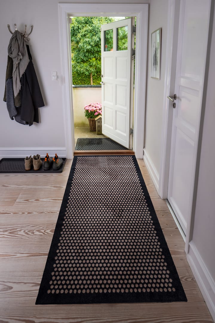 Dot gångmatta, Black-sand, 90x200 cm tica copenhagen
