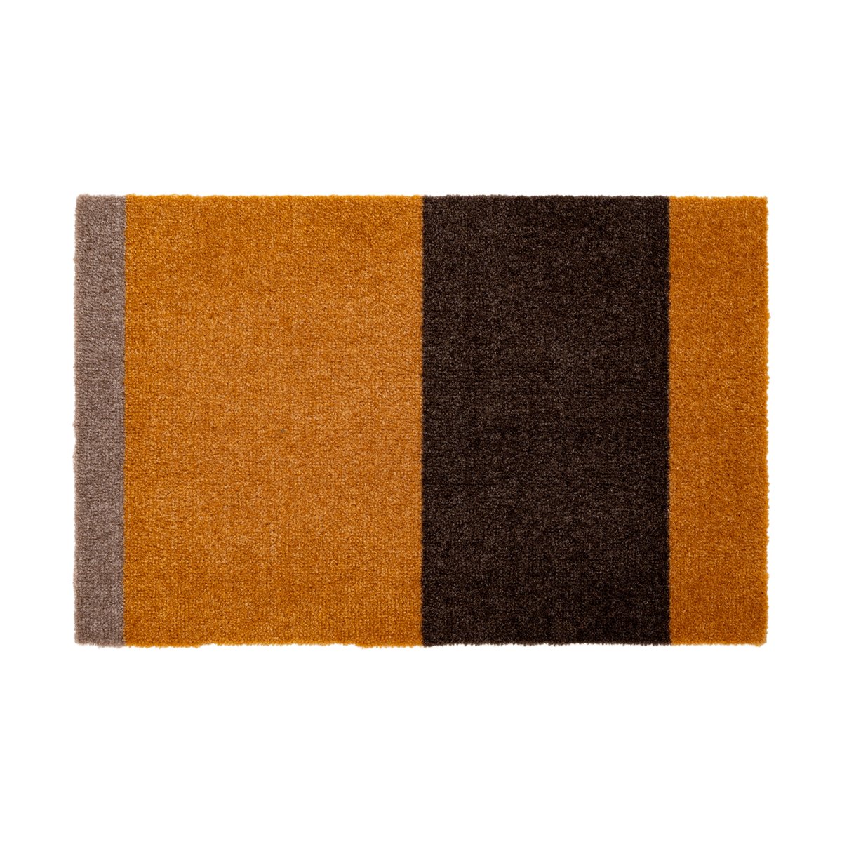 tica copenhagen Stripes by tica, horisontell, dörrmatta Dijon-brown-sand, 40x60 cm