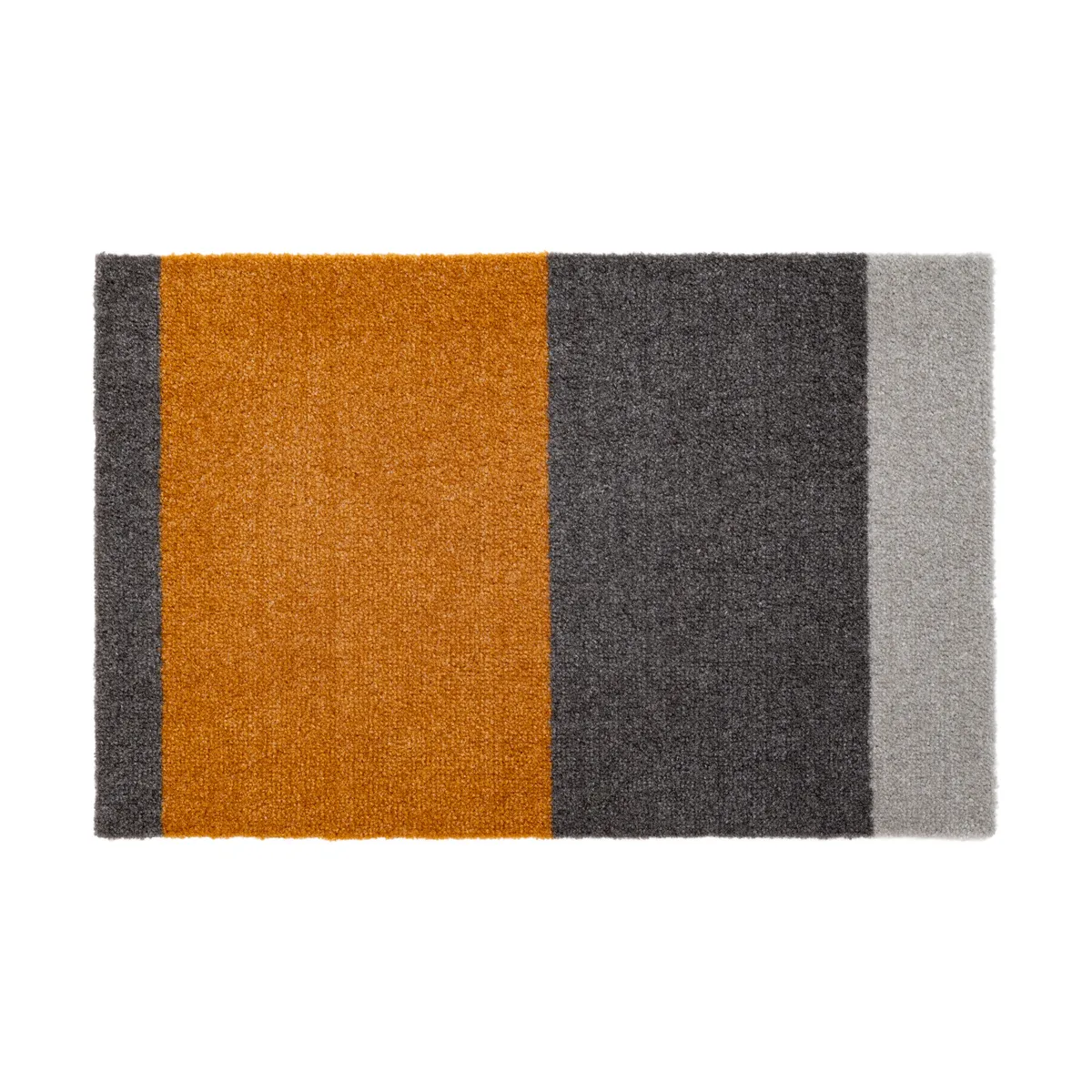 tica copenhagen Stripes by tica, horisontell, dörrmatta Grey-grey-dijon, 40x60 cm