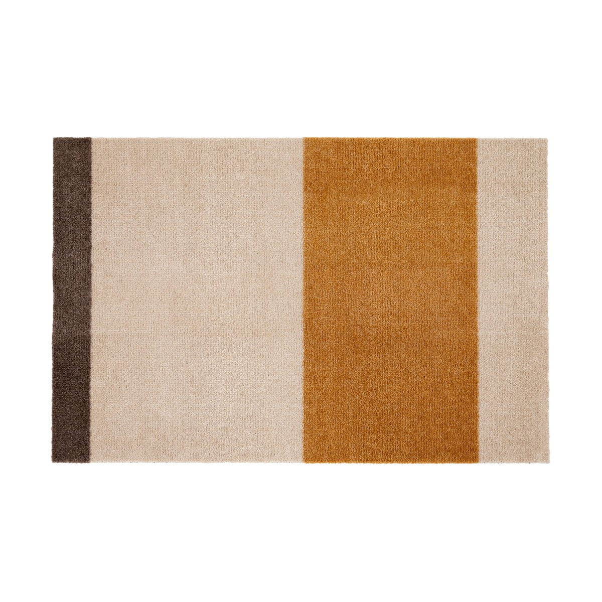 tica copenhagen Stripes by tica, horisontell, dörrmatta Ivory-dijon-brown, 60x90 cm