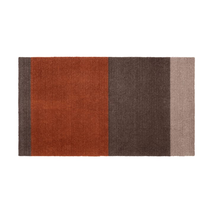 Stripes by tica, horisontell, gångmatta - Brown-terrakotta 67x120 cm - tica copenhagen