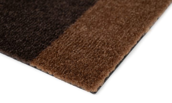 Stripes by tica, horisontell, gångmatta - Cognac-dark brown-black, 90x200 cm - tica copenhagen