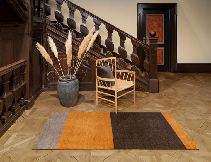 Stripes by tica, horisontell, gångmatta, Dijon-brown-sand, 90x200 cm tica copenhagen