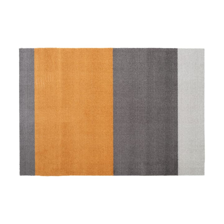 Stripes by tica, horisontell, gångmatta - grey-grey-dijon, 90x130 cm - tica copenhagen