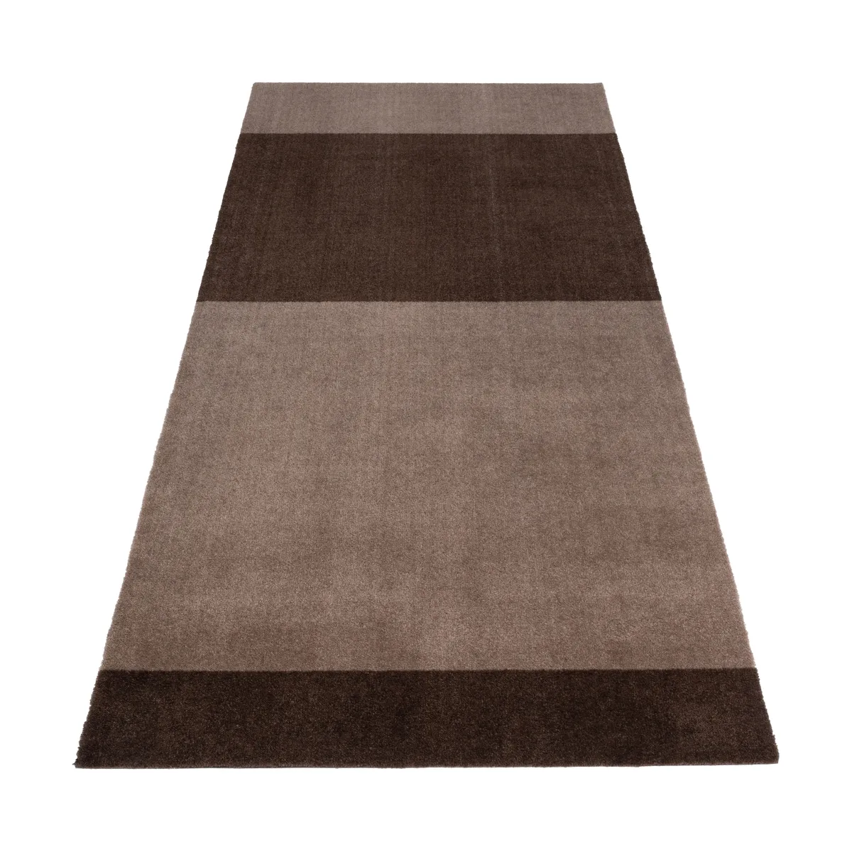 tica copenhagen Stripes by tica, horisontell, gångmatta Sand-brown, 90x200 cm