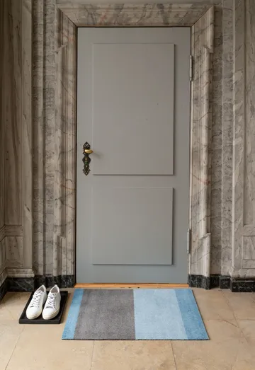 Stripes dörrmatta - Blue-steel grey, 60x90 cm - tica copenhagen