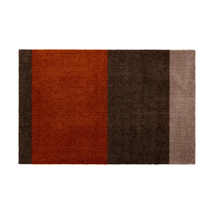 Stripes dörrmatta - Brown-terrakotta, 60x90 cm - tica copenhagen