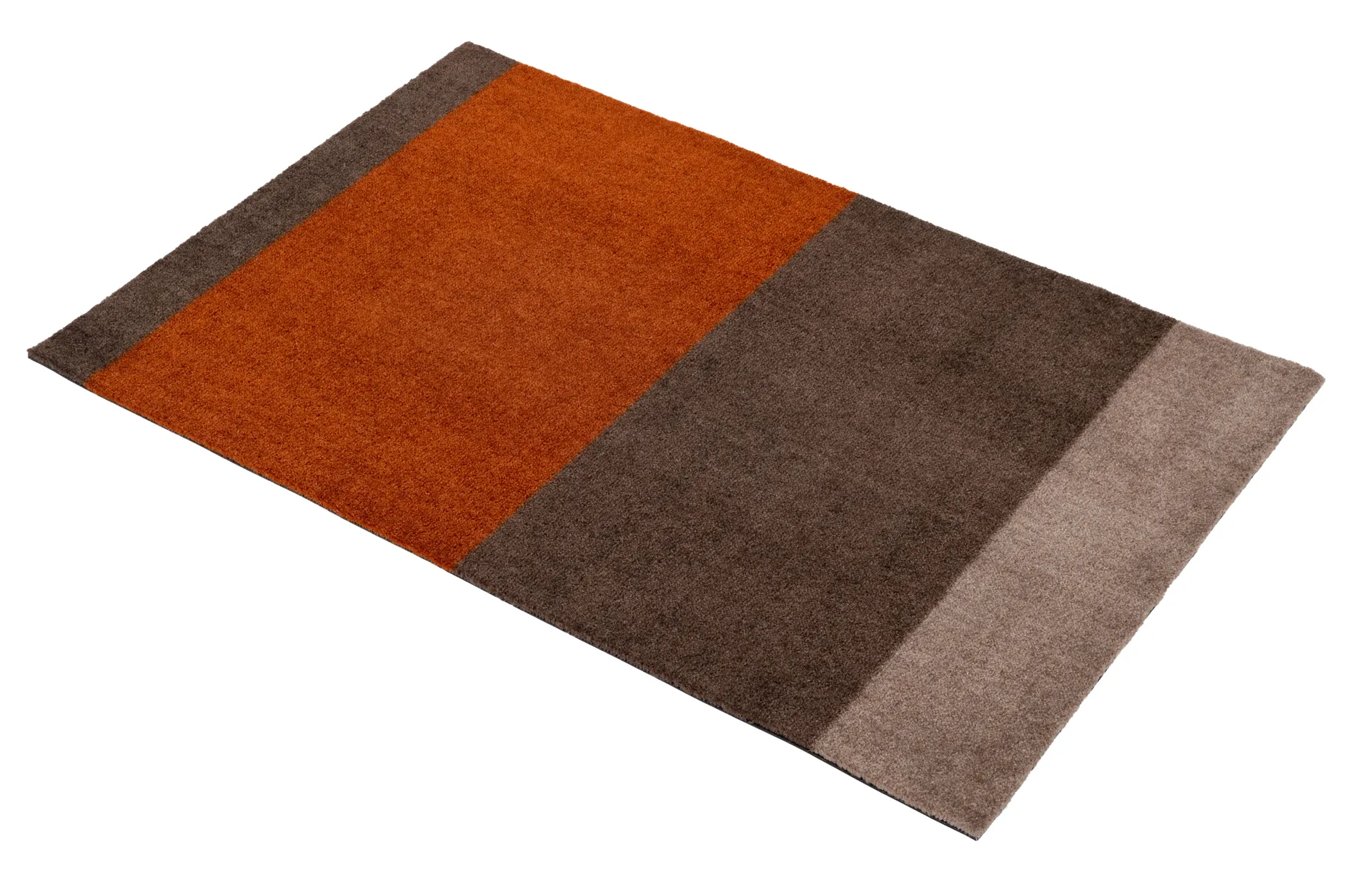Stripes dörrmatta, Brown-terrakotta, 60x90 cm tica copenhagen