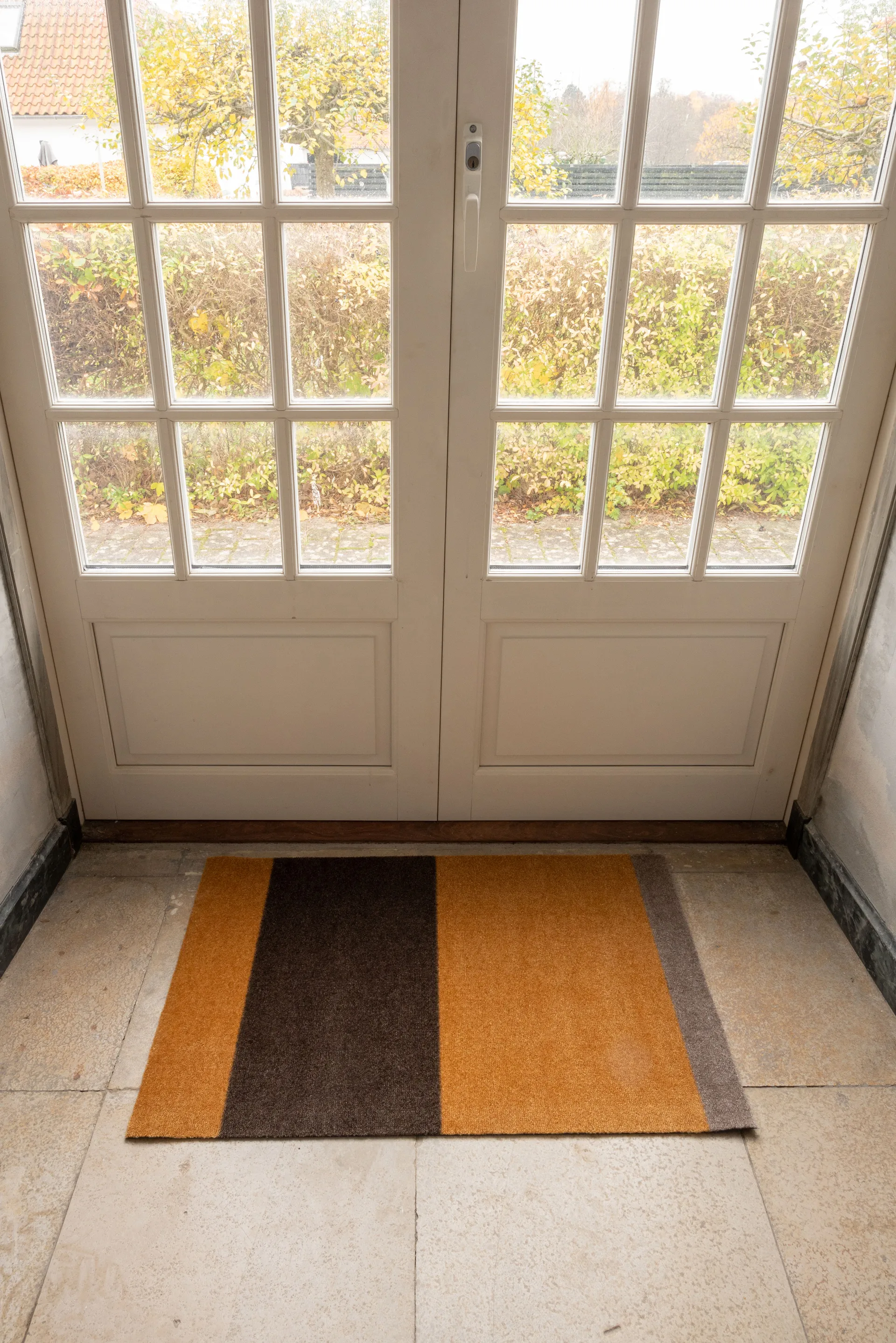 Stripes dörrmatta, Dijon-brown-sand, 60x90 cm tica copenhagen