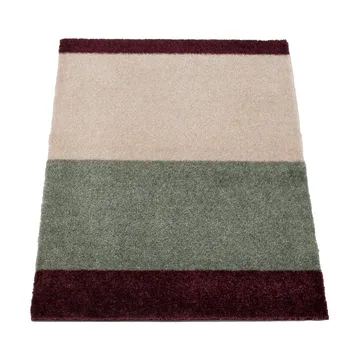 Stripes dörrmatta - Green-ivory-bordeaux, 40x60 cm - tica copenhagen