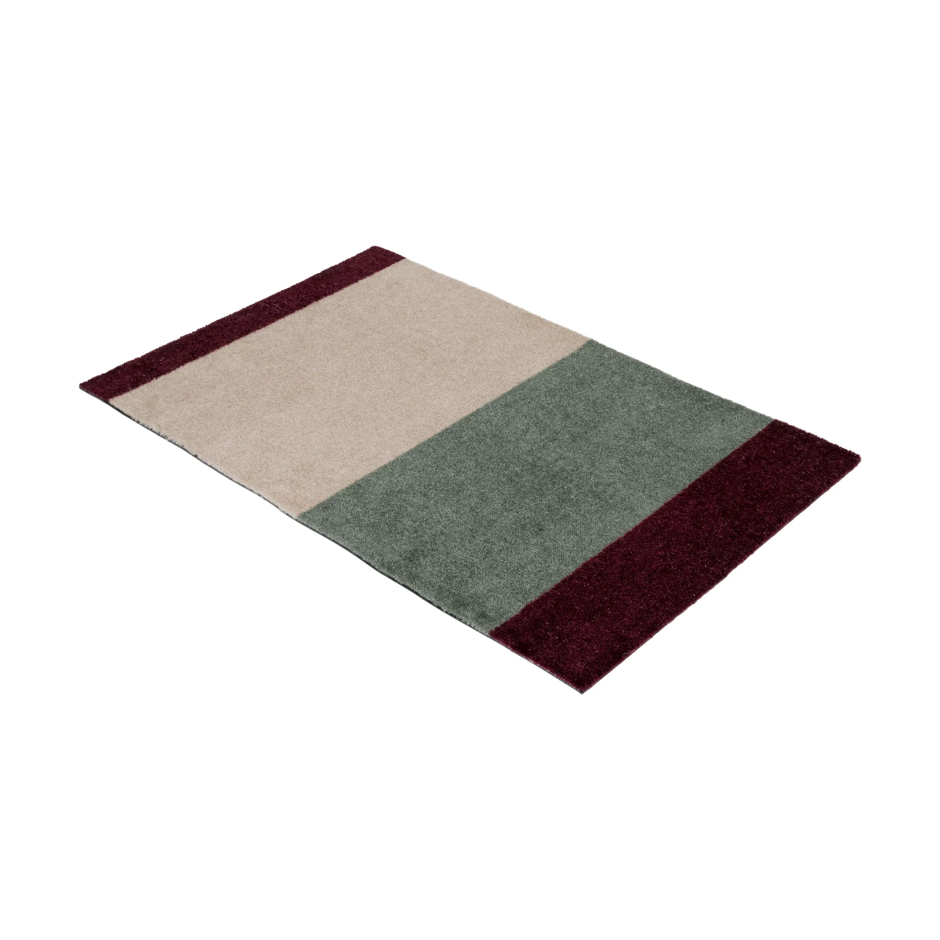 Stripes dörrmatta, Green-ivory-bordeaux, 60x90 cm tica copenhagen