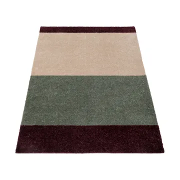 Stripes dörrmatta - Green-ivory-bordeaux, 60x90 cm - tica copenhagen