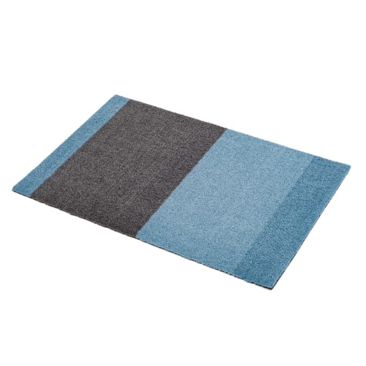 Stripes dörrmatta horisontell, Blue-steel grey, 40x60 cm tica copenhagen
