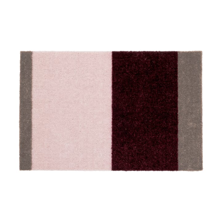 Stripes dörrmatta horisontell - Bordeaux-rose-sand, 40x60 cm - Tica copenhagen