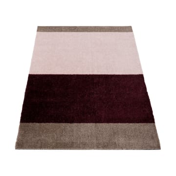 Stripes dörrmatta horisontell - Bordeaux-rose-sand, 60x90 cm - tica copenhagen