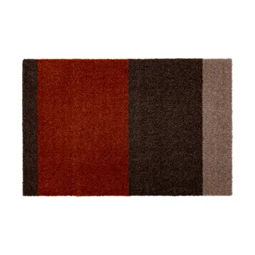Stripes dörrmatta horisontell - Brown-terrakotta, 40x60 cm - tica copenhagen