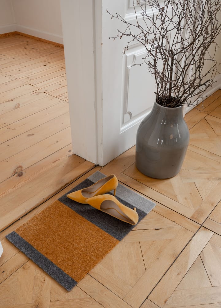 Stripes dörrmatta horisontell, Dijon-brown-sand, 40x60 cm tica copenhagen